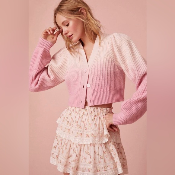 LoveShackFancy Avignon in Strawberry Sunset Sz S